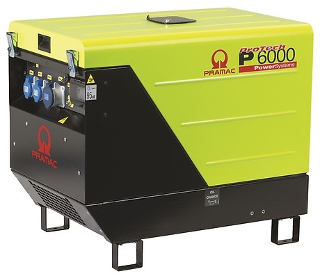 картинка Дизельный генератор Pramac P6000, 230V, IPP, в кожухе от компании Нова Механика